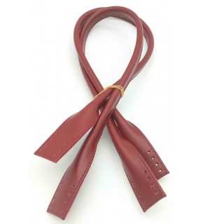 Çanta Aksesuar Gerçek Deri Pelikan Model Çanta Sapı Koyu Kırmızı Renk