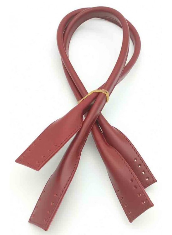 Çanta Aksesuar Gerçek Deri Pelikan Model Çanta Sapı Koyu Kırmızı Renk