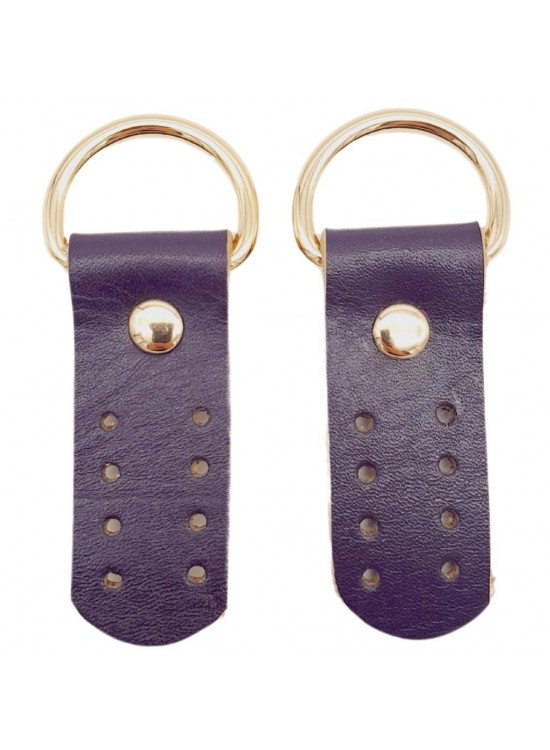 Çanta Aksesuar Gerçek Deri Sapucu (Böce) Mor Renk Light Gold Metalli Çanta Aksesuar Gerçek Deri Sapucu (Böce) Mor Renk Light Gold Metalli