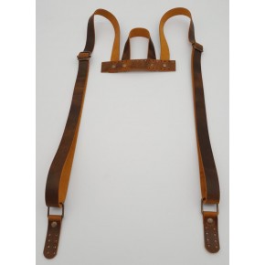 Çanta Aksesuar Gerçek Deri Sırt Çanta Sapı Crazy Oil Hardal Sarı Antik Metalli