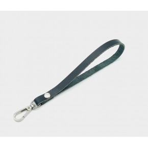 Çanta Aksesuar Gerçek Deri Siyah Renk Elcik Gümüş Metalli