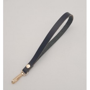 Çanta Aksesuar Gerçek Deri Siyah Renk Elcik Light Gold Metalli