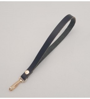 Çanta Aksesuar Gerçek Deri Siyah Renk Elcik Light Gold Metalli