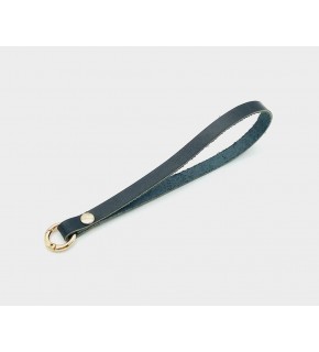 Çanta Aksesuar Gerçek Deri Siyah Renk Halkalı Elcik Light Gold Metalli