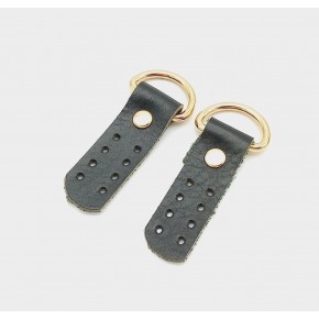 Çanta Aksesuar Gerçek Deri Siyah Sapucu (Böce) Light Gold Metalli