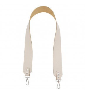 Çanta Aksesuar Gerçek Deri Snake Model Bej Renk Çanta Sapı Gümüş Metalli