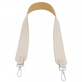 Çanta Aksesuar Gerçek Deri Snake Model Bej Renk Çanta Sapı Gümüş Metalli