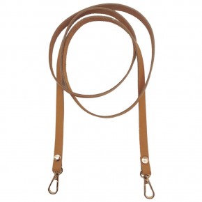 Çanta Aksesuar Gerçek Deri Spagetti Model Açık Taba Renk Light Gold Metal Çanta Sapı