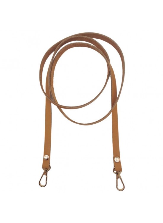 Çanta Aksesuar Gerçek Deri Spagetti Model Açık Taba Renk Light Gold Metal Çanta Sapı Çanta Aksesuar Gerçek Deri Spagetti Model Açık Taba Renk Light Gold Metal Çanta Sapı