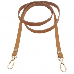 Çanta Aksesuar Gerçek Deri Spagetti Model Açık Taba Renk Light Gold Metal Çanta Sapı