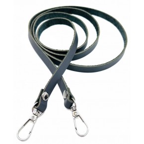 Çanta Aksesuar Gerçek Deri Spagetti Model Gri Renk Gümüş Metal Çanta Sapı