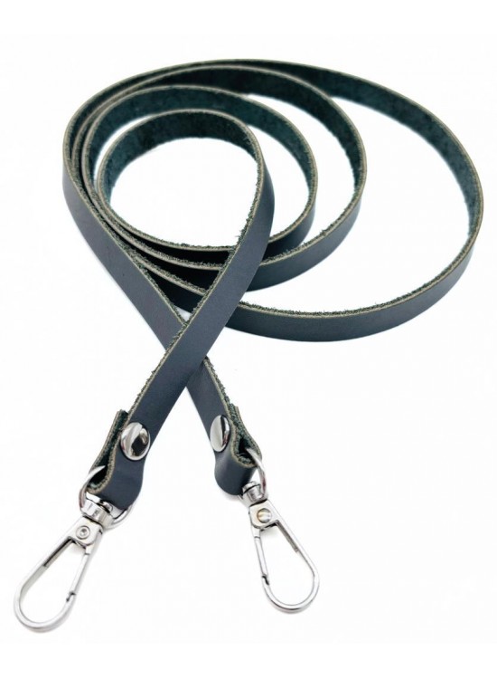 Çanta Aksesuar Gerçek Deri Spagetti Model Gri Renk Gümüş Metal Çanta Sapı Çanta Aksesuar Gerçek Deri Spagetti Model Gri Renk Gümüş Metal Çanta Sapı