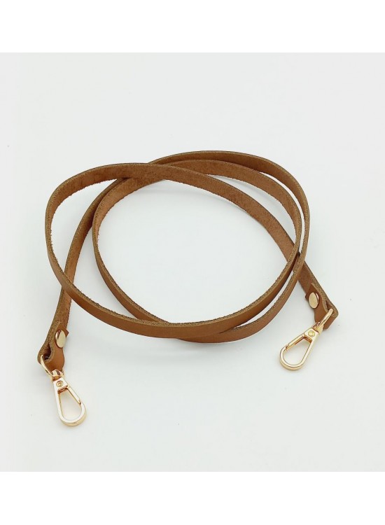 Çanta Aksesuar Gerçek Deri Spagetti Model Taba Light Gold Metal Çanta Sapı Çanta Aksesuar Gerçek Deri Spagetti Model Taba Light Gold Metal Çanta Sapı