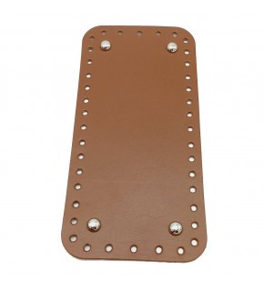 Çanta Aksesuar Gerçek Deri Sütlü Kahve 25X12 cm Dikdörtgen Gümüş Metalli Çanta Tabanı