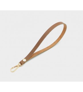 Çanta Aksesuar Gerçek Deri Sütlü Kahve Renk Elcik Light Gold Metalli