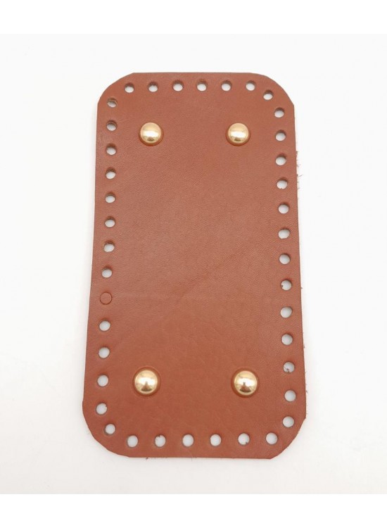 Çanta Aksesuar Gerçek Deri Taba 15X8 cm Dikdörtgen Light Gold Metalli Çanta Tabanı Çanta Aksesuar Gerçek Deri Taba 15X8 cm Dikdörtgen Light Gold Metalli Çanta Tabanı