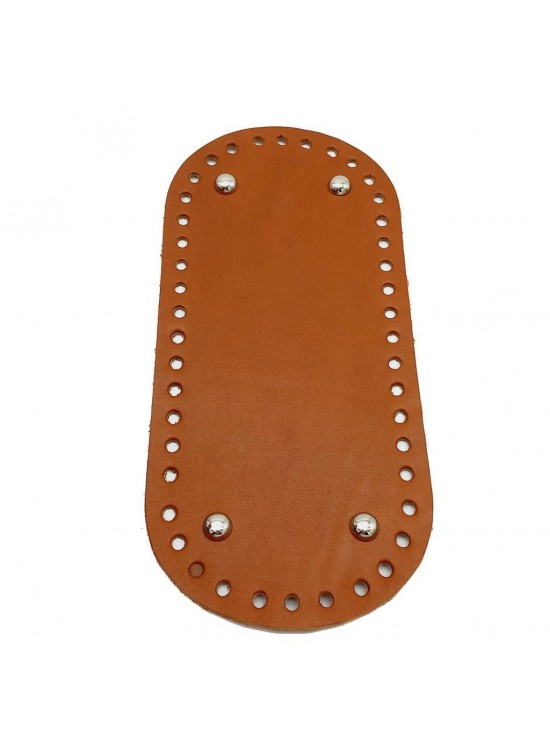 Çanta Aksesuar Gerçek Deri Taba 25X12 cm Oval Gümüş Metalli Çanta Tabanı Çanta Aksesuar Gerçek Deri Taba 25X12 cm Oval Gümüş Metalli Çanta Tabanı