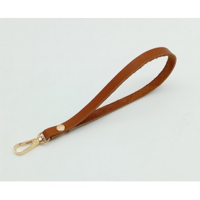 Çanta Aksesuar Gerçek Deri Taba Renk Elcik Light Gold Metalli