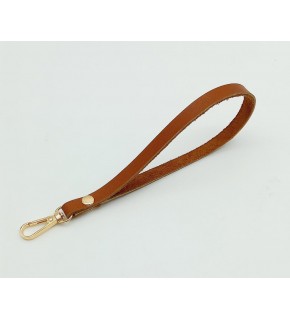 Çanta Aksesuar Gerçek Deri Taba Renk Elcik Light Gold Metalli