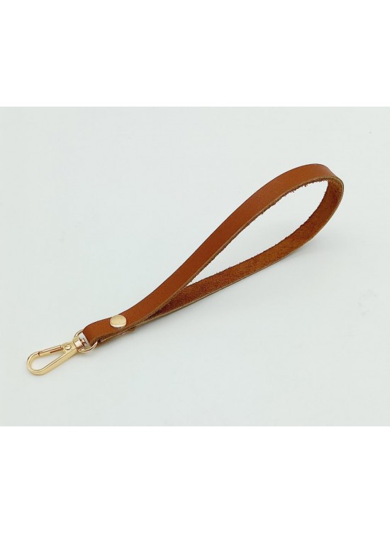 Çanta Aksesuar Gerçek Deri Taba Renk Elcik Light Gold Metalli