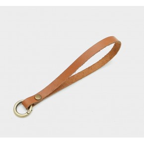 Çanta Aksesuar Gerçek Deri Taba Renk Halkalı Elcik Antik Metalli