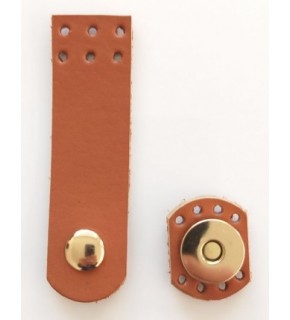 Çanta Aksesuar Gerçek Deri Taba Renk Mini Kapak 8X2,3 Cm Light Gold Metalli