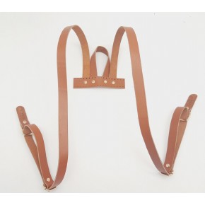 Çanta Aksesuar Gerçek Deri Taba Sırt Çanta Sapı Light Gold Metalli