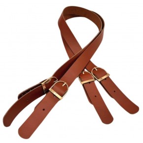 Çanta Aksesuar Gerçek Deri Tokalı Model Çanta Sapı Taba Renk Light Gold Metalli