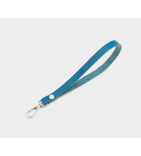 Çanta Aksesuar Gerçek Deri Turkuaz Renk Elcik Gümüş Metalli