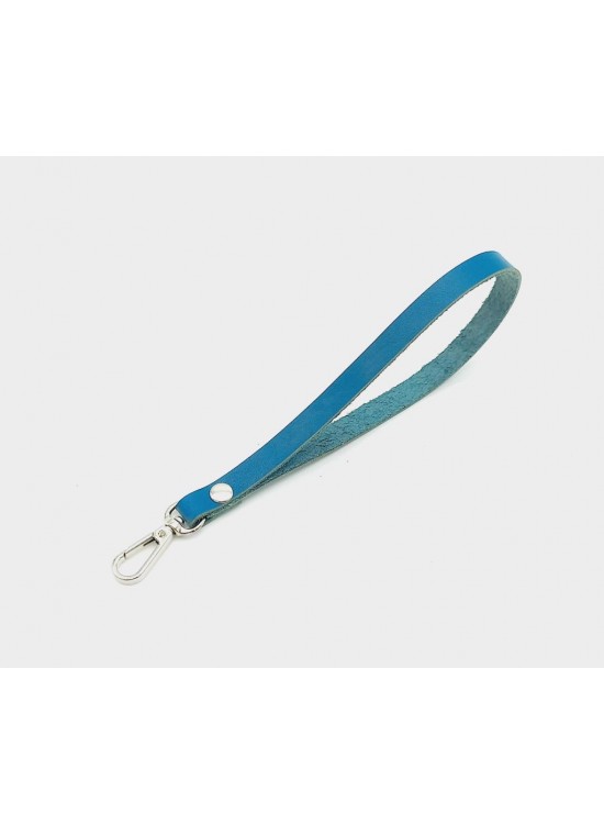 Çanta Aksesuar Gerçek Deri Turkuaz Renk Elcik Gümüş Metalli Çanta Aksesuar Gerçek Deri Turkuaz Renk Elcik Gümüş Metalli