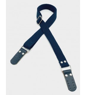 Çanta Aksesuar Gerçek Derili Ayarlanabilir Lacivert Renk Pamuklu Kolon Çanta Sapı