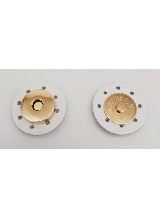 Çanta Aksesuar Gerçek Derili Mıknatıslı Çıtçıt Beyaz Light Gold Metalli Çanta Aksesuar Gerçek Derili Mıknatıslı Çıtçıt Beyaz Light Gold Metalli