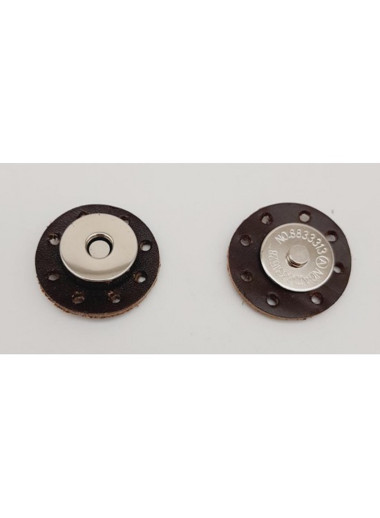 Çanta Aksesuar Gerçek Derili Mıknatıslı Çıtçıt Kahverengi Gümüş Metalli Çanta Aksesuar Gerçek Derili Mıknatıslı Çıtçıt Kahverengi Gümüş Metalli