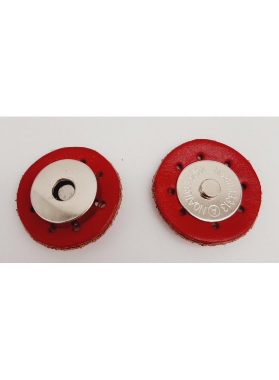 Çanta Aksesuar Gerçek Derili Mıknatıslı Çıtçıt Kırmızı Gümüş Metalli Çanta Aksesuar Gerçek Derili Mıknatıslı Çıtçıt Kırmızı Gümüş Metalli