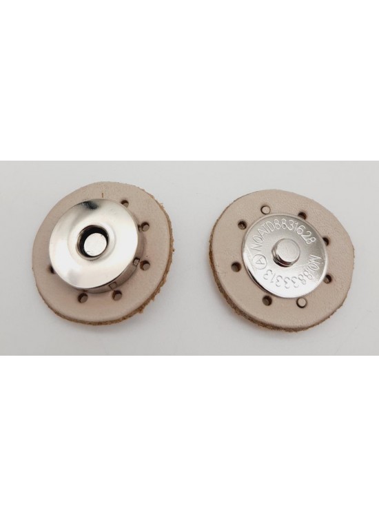 Çanta Aksesuar Gerçek Derili Mıknatıslı Çıtçıt Krem Gümüş Metalli Çanta Aksesuar Gerçek Derili Mıknatıslı Çıtçıt Krem Gümüş Metalli