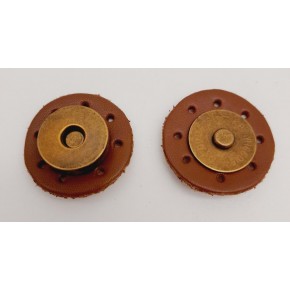 Çanta Aksesuar Gerçek Derili Mıknatıslı Çıtçıt Sütlü Kahve Antik Metalli