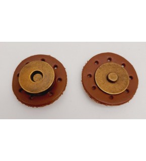 Çanta Aksesuar Gerçek Derili Mıknatıslı Çıtçıt Sütlü Kahve Antik Metalli