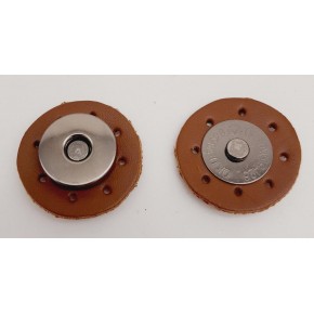 Çanta Aksesuar Gerçek Derili Mıknatıslı Çıtçıt Sütlü Kahve Füme Metalli