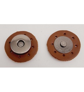 Çanta Aksesuar Gerçek Derili Mıknatıslı Çıtçıt Sütlü Kahve Füme Metalli