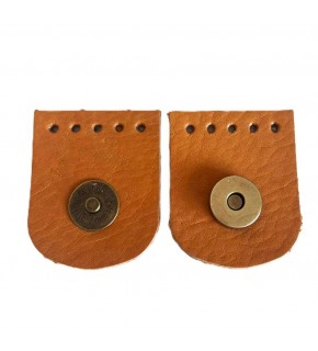 Çanta Aksesuar Gerçek Derili Tek Dikim Mıknatıslı Çıtçıt Açık Taba Renk Antik Metalli