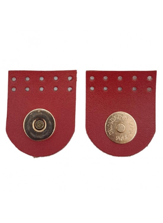 Çanta Aksesuar Gerçek Derili Tek Dikim Mıknatıslı Çıtçıt Kırmızı Renk Light Gold Metalli Çanta Aksesuar Gerçek Derili Tek Dikim Mıknatıslı Çıtçıt Kırmızı Renk Light Gold Metalli