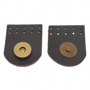 Çanta Aksesuar Gerçek Derili Tek Dikim Mıknatıslı Çıtçıt Koyu Kahve Renk Antik Metalli