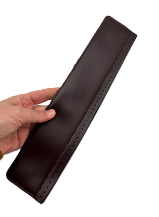Çanta Aksesuar Gizli Mıknatıslı Clutch Çanta Yapım Aparatı 32x7 Cm Koyu Kahve