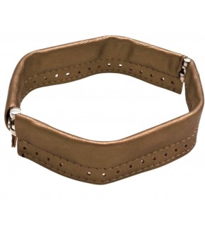 Çanta Aksesuar Gold Renk Derili Metal Çanta Ağzı 18 Cm