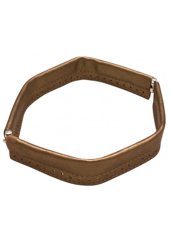 Çanta Aksesuar Gold Renk Derili Metal Çanta Ağzı 24 Cm Çanta Aksesuar Gold Renk Derili Metal Çanta Ağzı 24 Cm