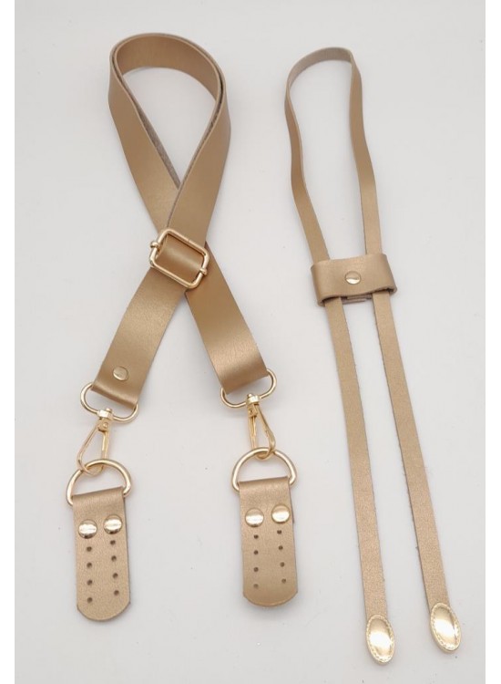 Çanta Aksesuar Gold Renk Suni Deri 120X2.4 Cm Ayarlı Çanta Saplı Büzgülü Set Light Gold Metal Çanta Aksesuar Gold Renk Suni Deri 120X2.4 Cm Ayarlı Çanta Saplı Büzgülü Set Light Gold Metal