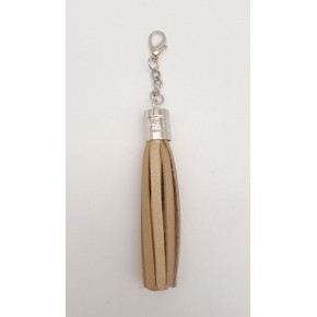 Çanta Aksesuar Gold Renk Suni Deri Kovanlı Püskül Gümüş Metalli