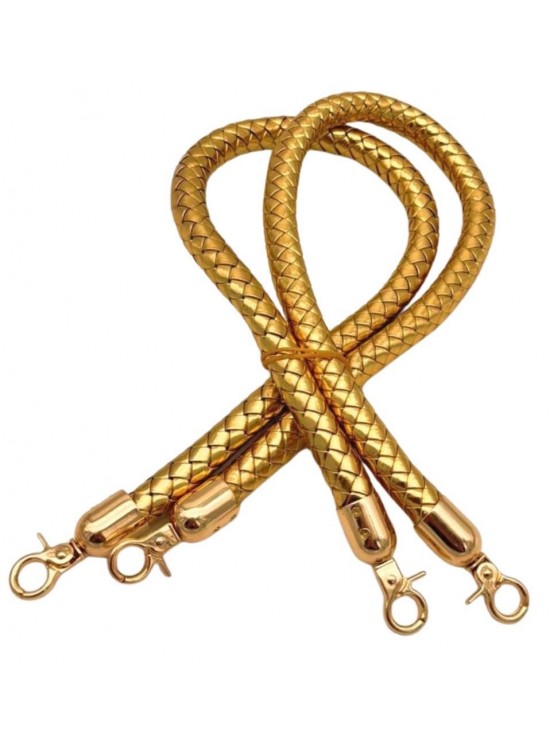 Çanta Aksesuar Gold Renk Uzun Örme Çanta Sapı Light Gold Metal Çanta Aksesuar Gold Renk Uzun Örme Çanta Sapı Light Gold Metal