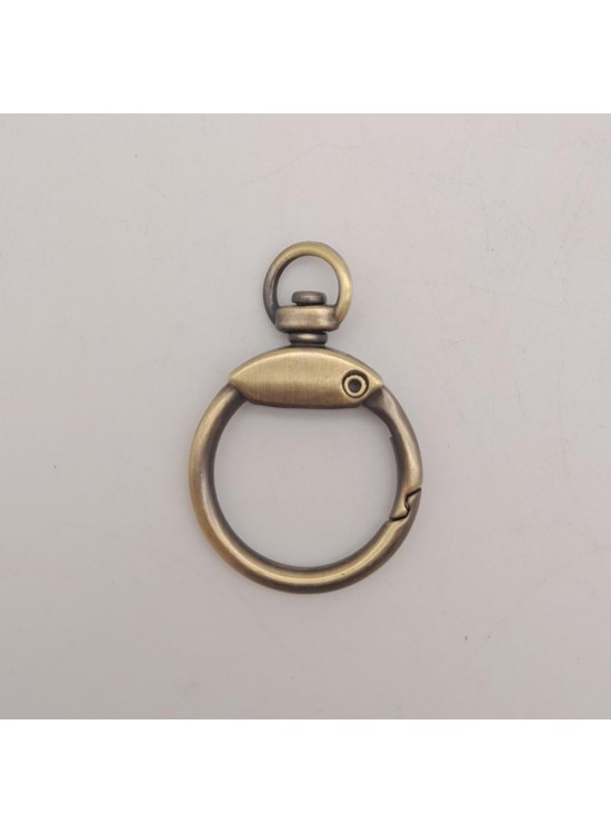 Çanta Aksesuar Gövdeli Relaks Yaylı Halka Antik Renk