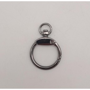 Çanta Aksesuar Gövdeli Relaks Yaylı Halka Füme Renk